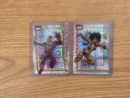 Marvel Sammelkarten Daredevil und Tigra im Toploader 