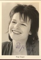 Regi Sager Radio SRF Autogramm signiert Foto 10x15cm