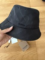 Burberry Bucket Hat Black Monogram Size S New