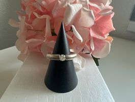 Silberring 925 mit Zirkonia