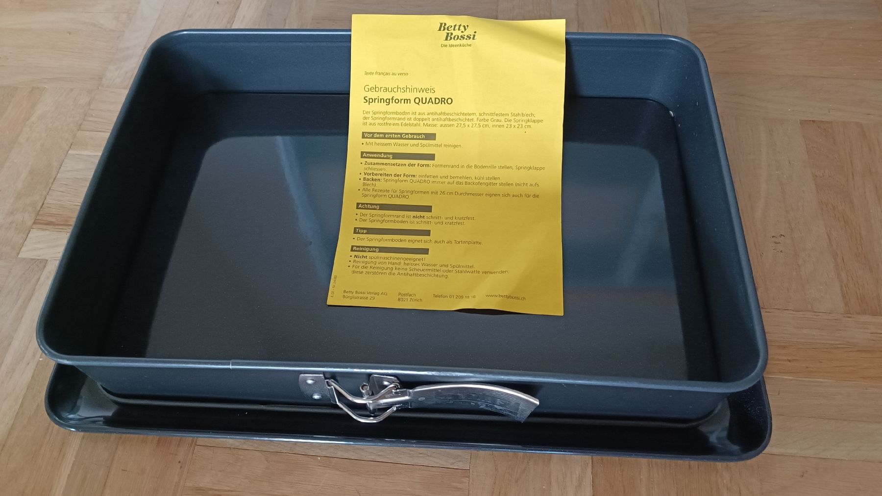 Betty Bossi Teglie da forno: Zenker Springform, neuwertig, 42x29cm – Nuovo (secondo la descrizione) da Baden venduto da zuppel