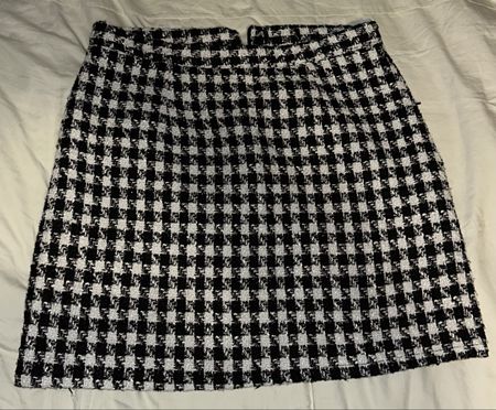 Elegante Zebra Rock, Gr. XL, Schwarz/Weiss - Top Zustand!