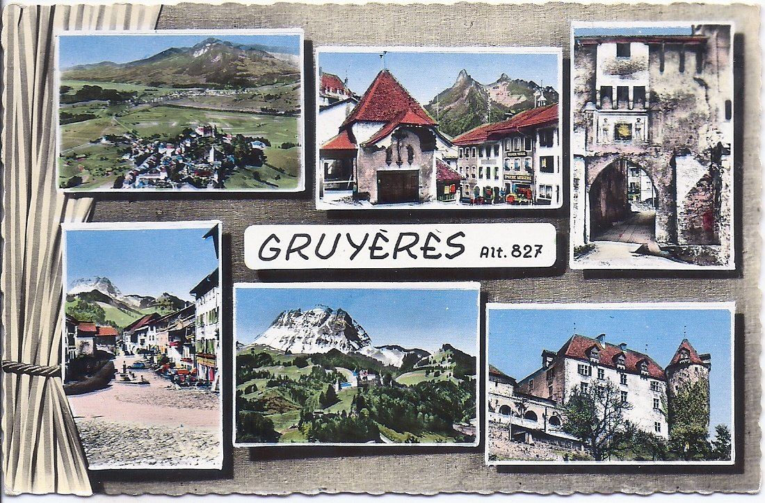 Ansichtskarten: GRUYÈRES, en 6 vues couleurs – Neu (gemäss Beschreibung) aus Les Verrières von Scampi0