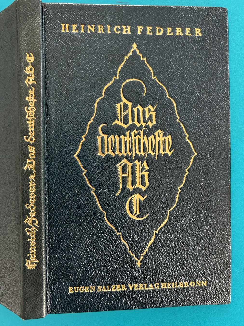 Libri: HEINRICH FEDERER: DAS DEUTSCHESTE ABC 1926 – Usato da Zürich venduto da Domus09 1