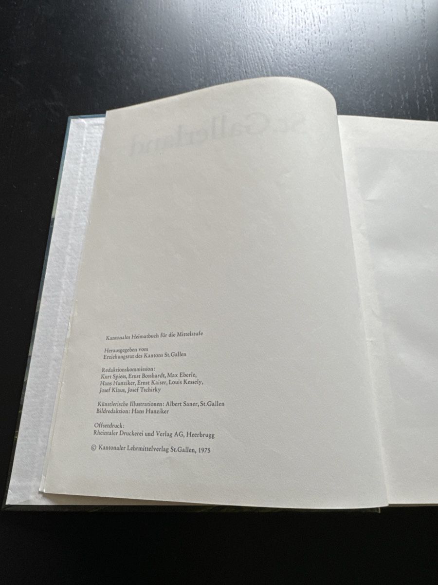 Bücher: St. Gallerland – Gebraucht aus Erstfeld von Uhu1980 1