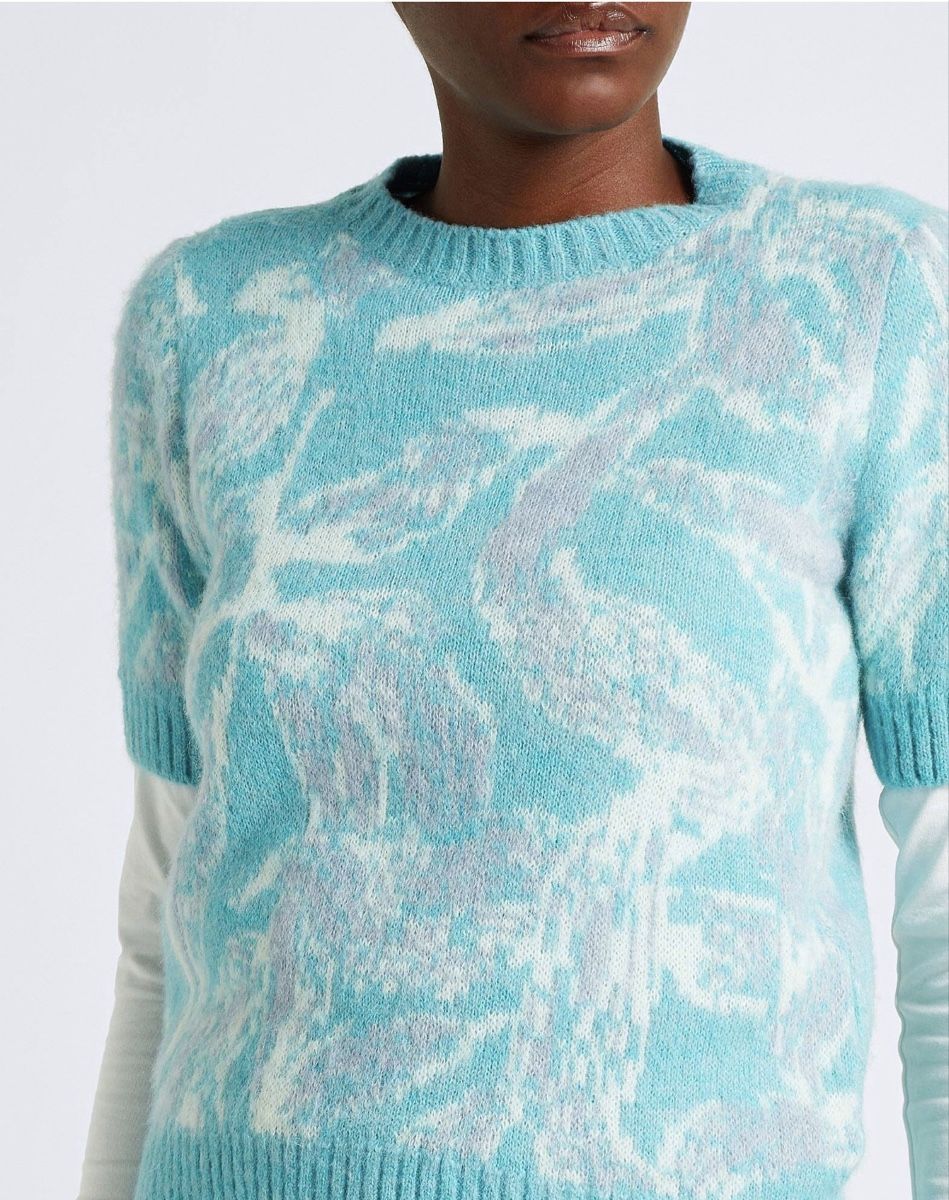 Top: 8 by YOOX Jumper turquoise Grösse M – Usato da Altendorf venduto da Ro 1