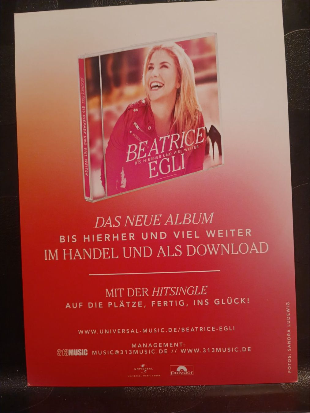 Autografi: Beatrice Egli - Handsigniert alte Autogrammkarte – Usato da Menziken venduto da Artographs 1