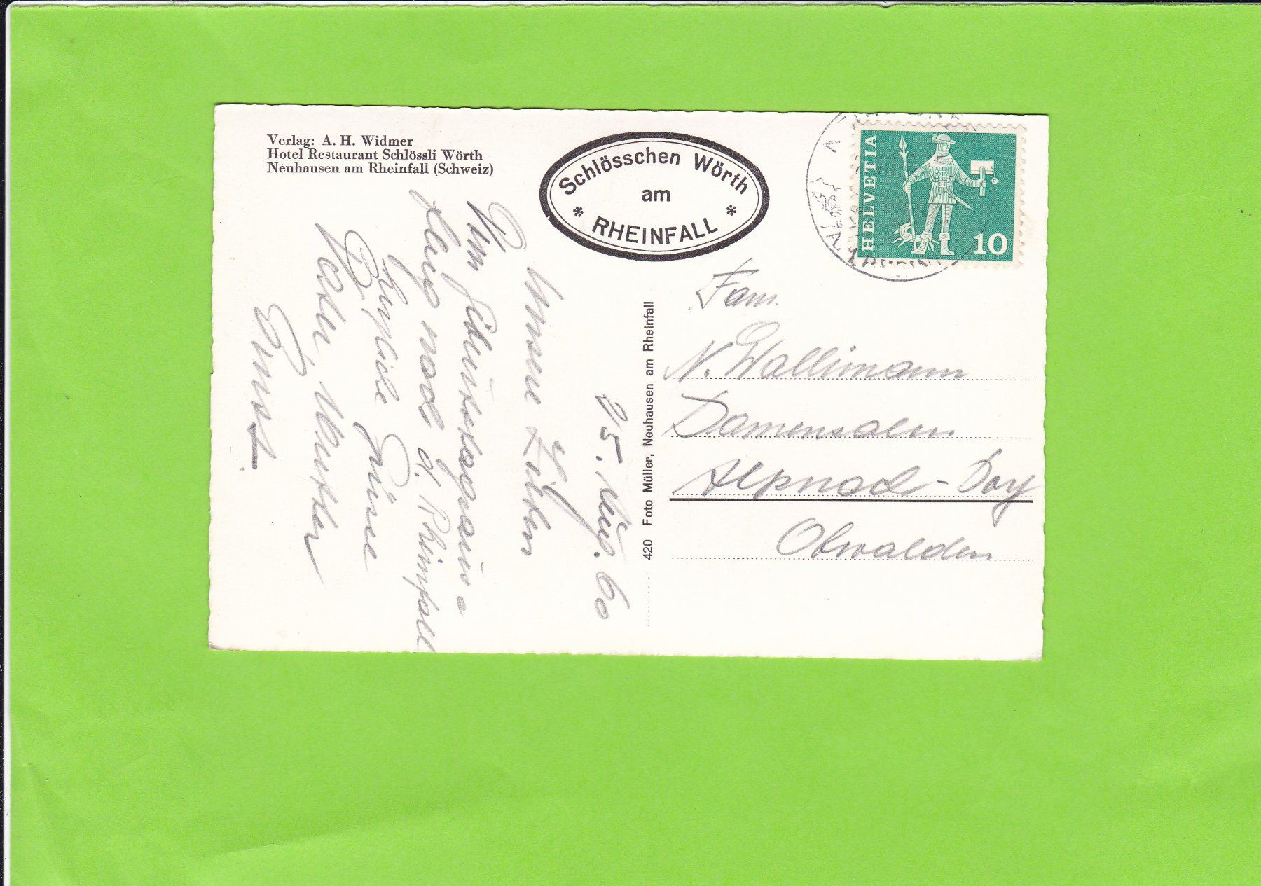 Cartes postales: Bad Ragaz--Parkanlagen – D'occasion à St. Peterzell par neckertal 1