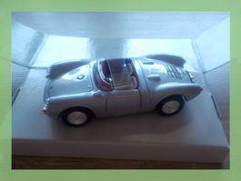 Porsche 550 RS Spyder Modellauto silber Sammlerstück  schuco