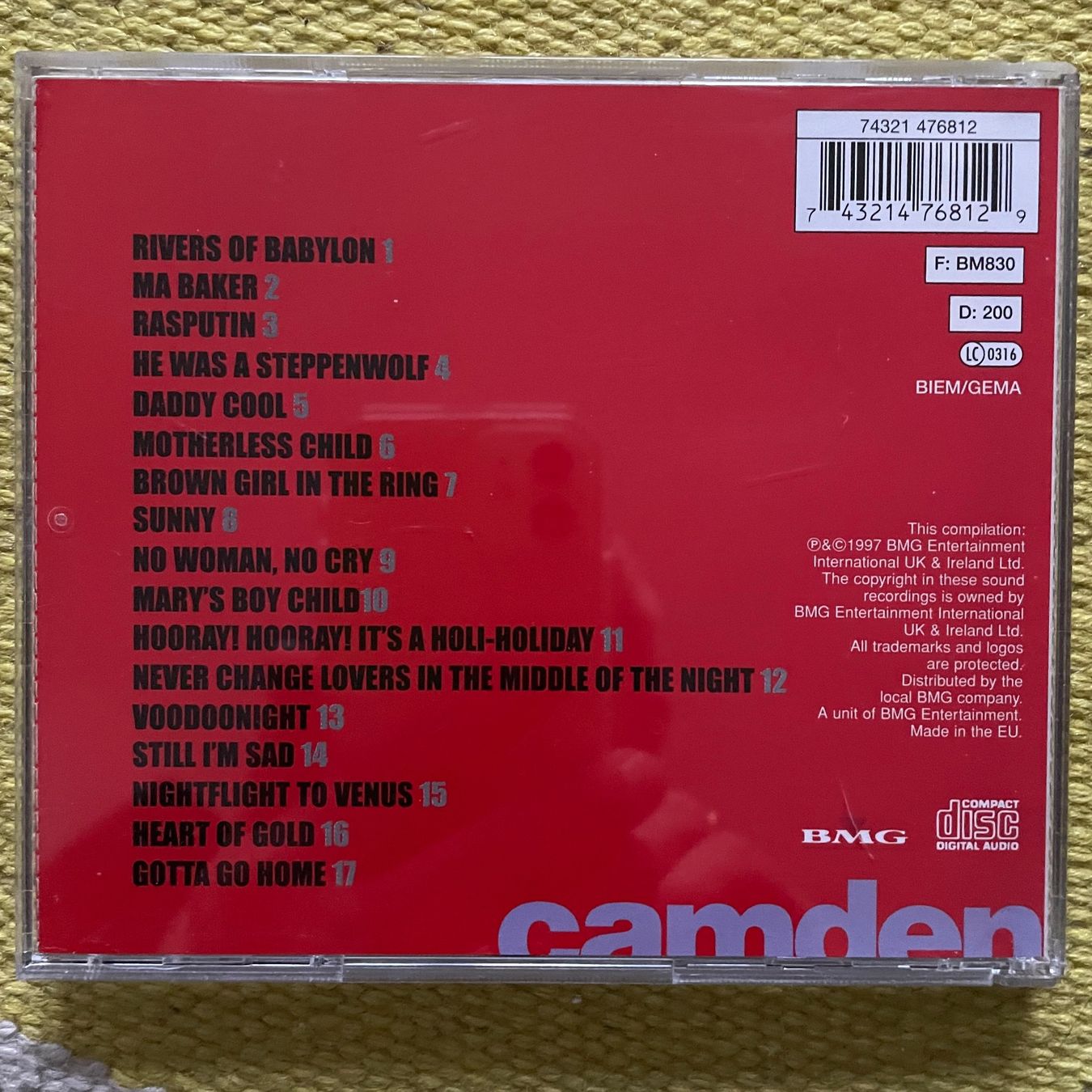 CDs: BONEY M.-THE BEST OF – Gebraucht aus Rorschacherberg von CD-Roli 1