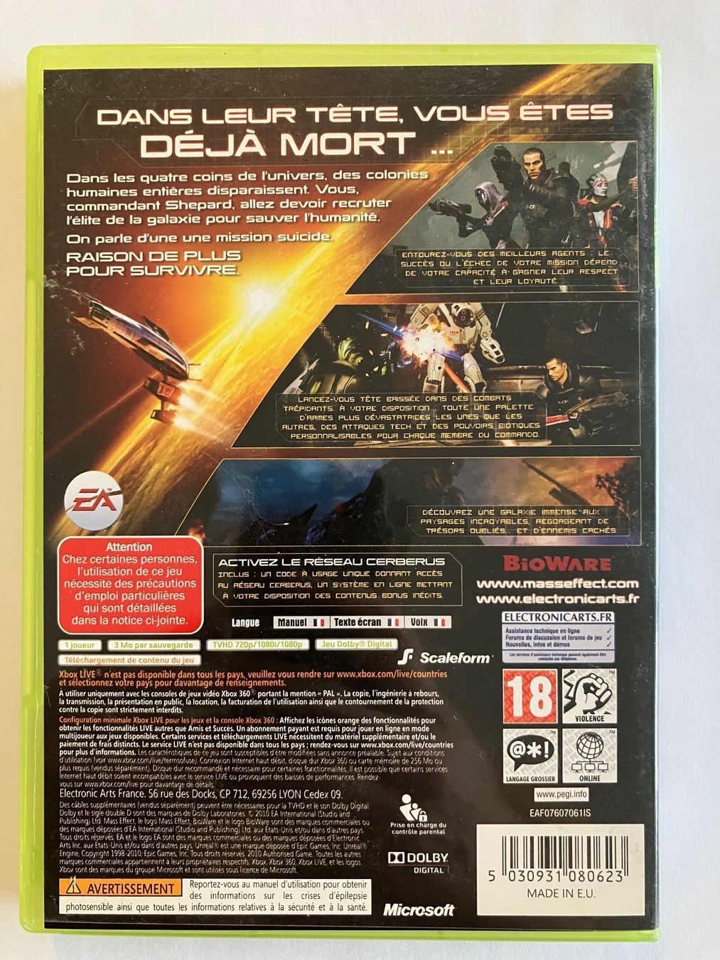 Microsoft Giochi: Mass Effect 2 – 360 – Usato da Ecublens VD venduto da Lenordique 1