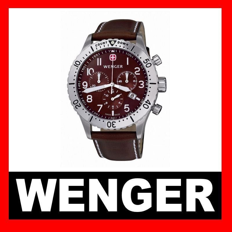 Wenger Uhren: 77004 WENGER Armbanduhr AEROGRAPH COUNTDOWN – Neu und originalverpackt aus Kriens von surfersisland