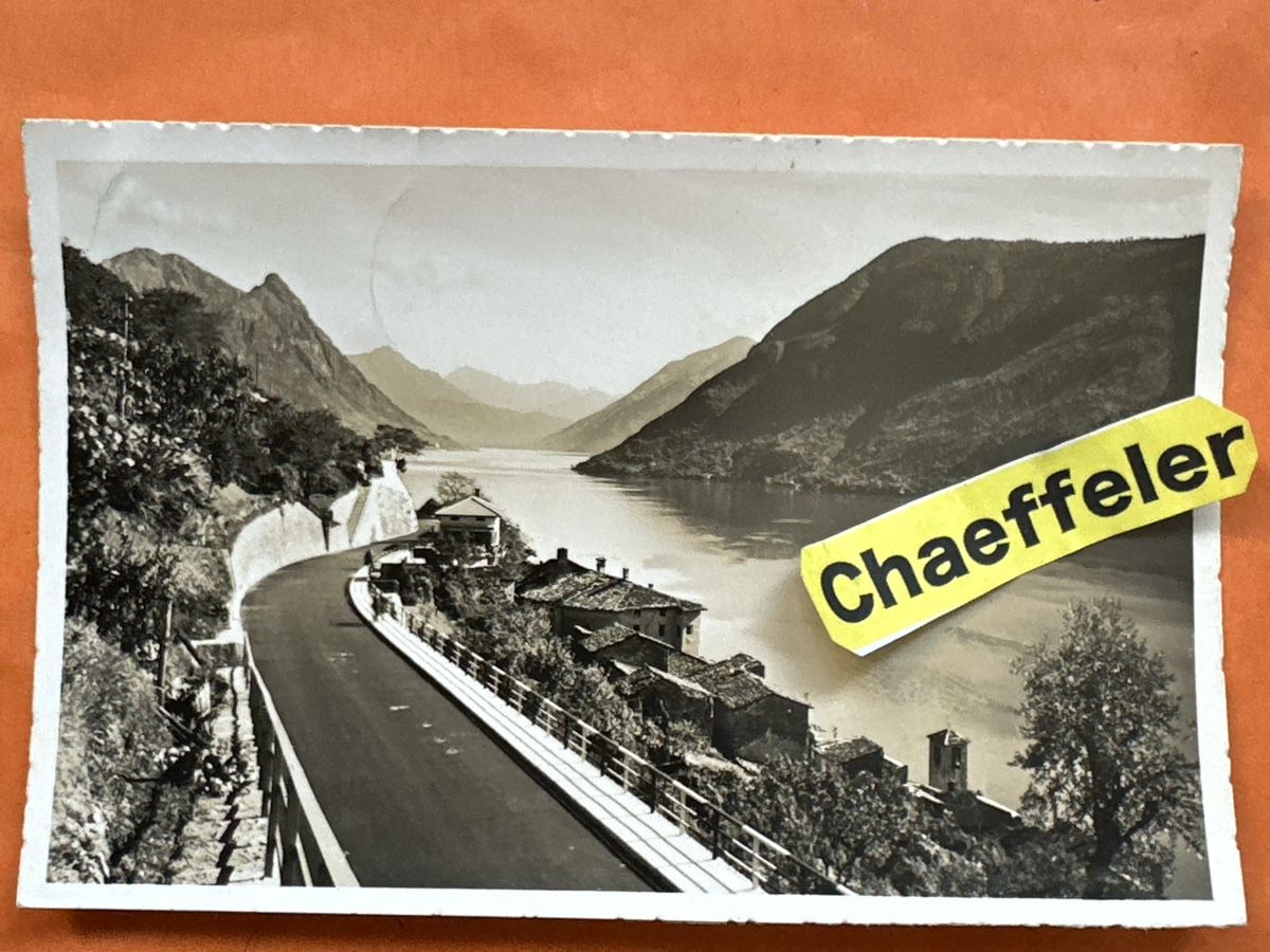 Ansichtskarten: Alte Ansichtskarte Gandria Lugano, ca. 1952, Rarität! – Gebraucht aus Zürich von Chaeffeler