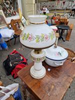 Romantische Petroleum Lampe, Vintage Look, 60 cm hoch