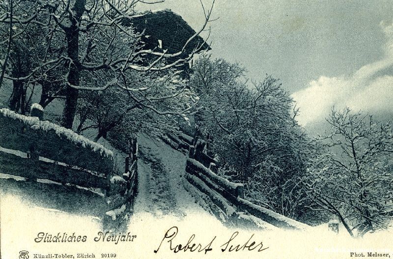 Cartoline postali: Glückliches Neujahr + 1903 TOP – Usato da Emmenbrücke venduto da teestube