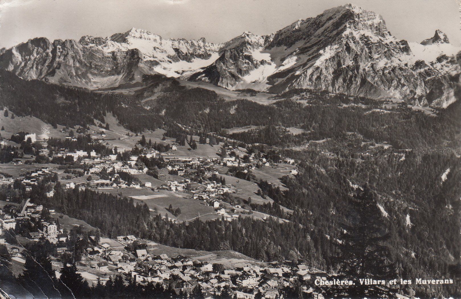 Cartoline postali: Chesières ca. 1950 – Usato da Bürglen TG venduto da StampGraf