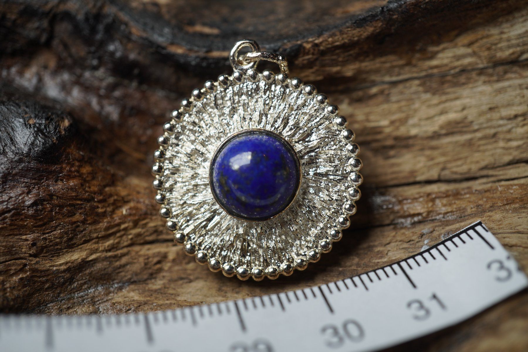 Ciondoli: Lapis Lazuli   Rund        Anhänger   925 Silber – Nuovo e nell'imballaggio originale da Balgach venduto da top_silver 3