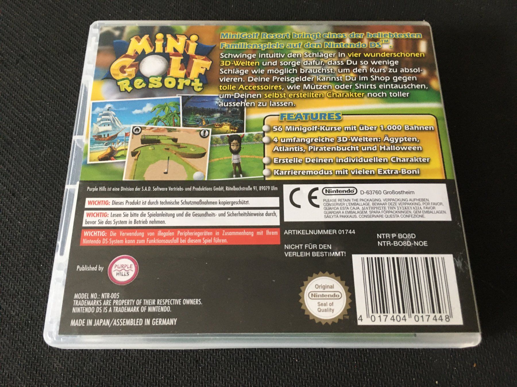 Nintendo Giochi: Mini Golf Resort für Nintendo DS – Usato da St.Gallen venduto da sjosjo 1