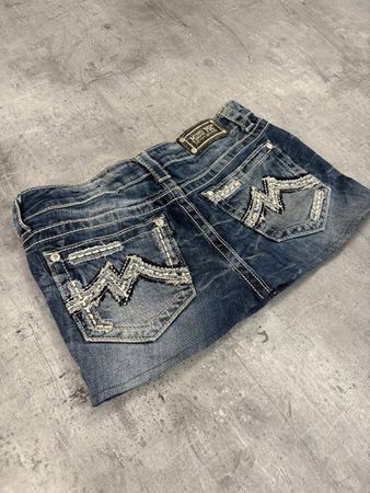 Vintage Miss Me Denim Rock (M)