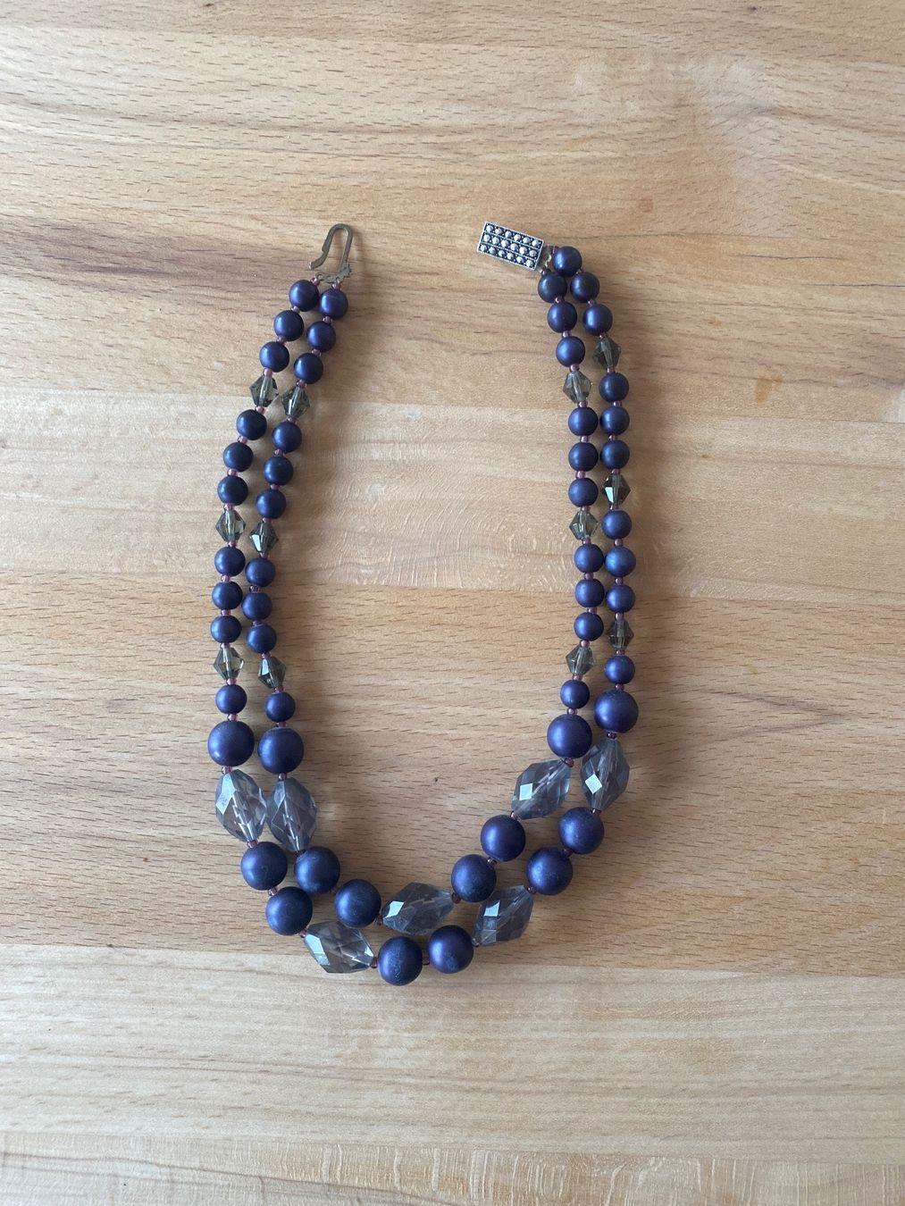 Catenine: Vintage Halskette violet – Usato da valbella venduto da Rinchen64