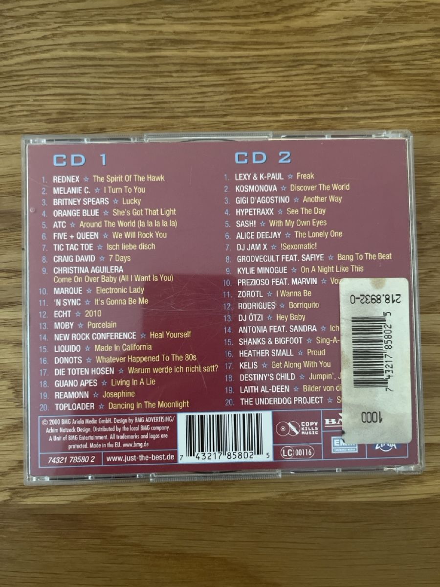 CD: Just the Best, Doppel CD – Usato da Sursee venduto da abcdxyz 1