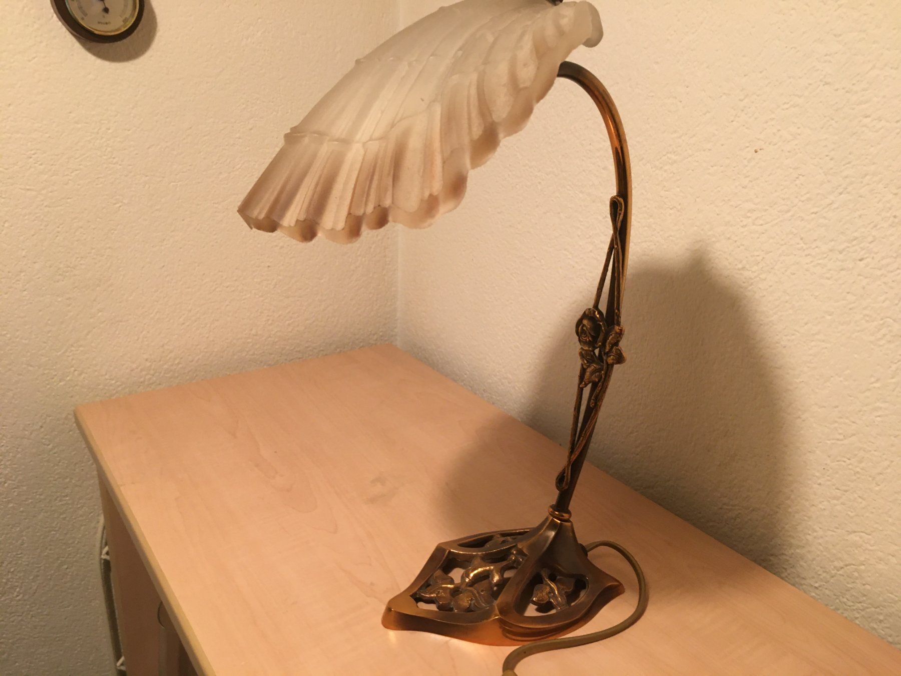 Lampen: Antike Tischlampe aus Bronze veritable – Gebraucht aus langenthal von Bazlago 1