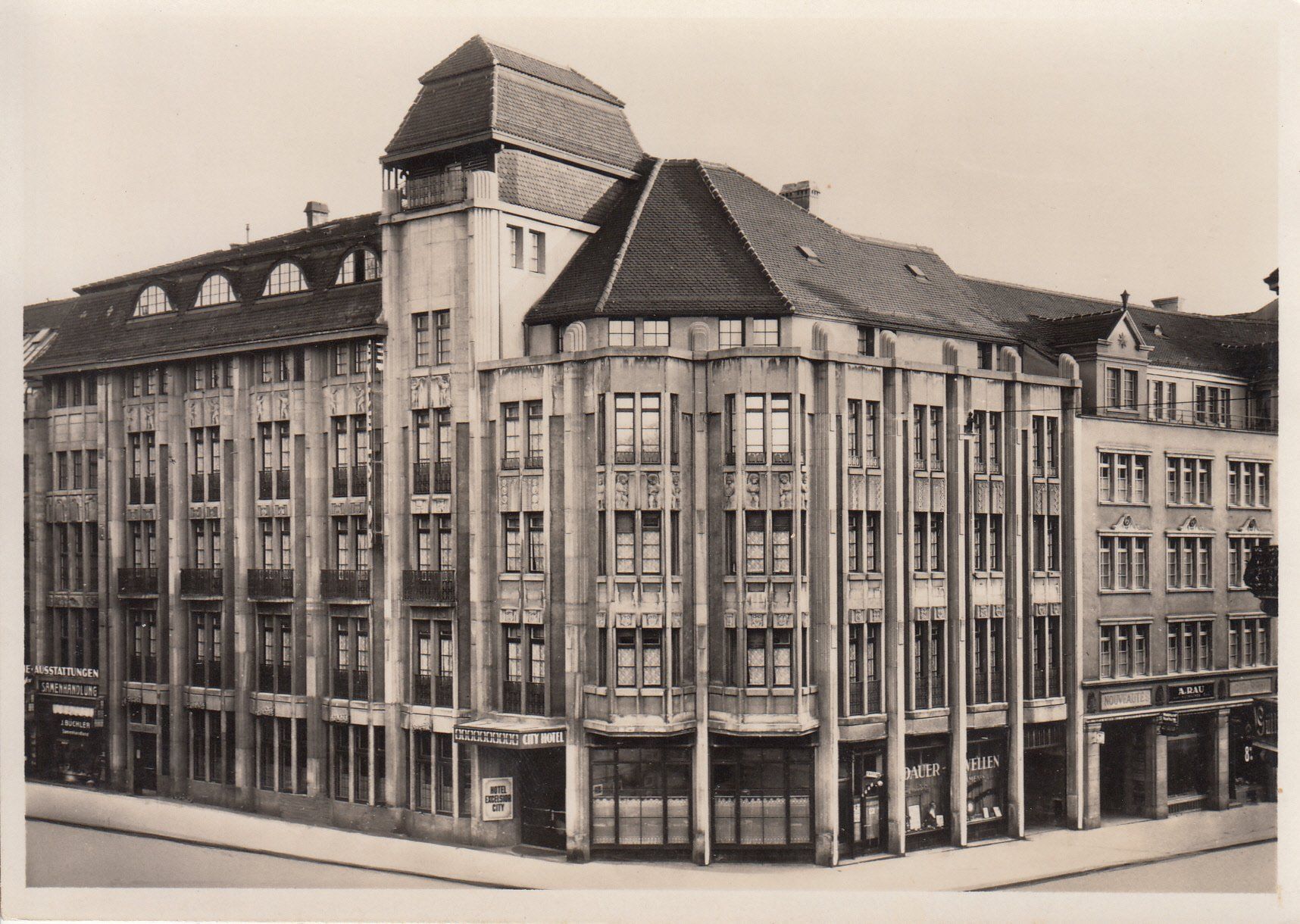 Ansichtskarten: Zürich Seidenhof ca. 1940 – Gebraucht aus Bürglen TG von StampGraf