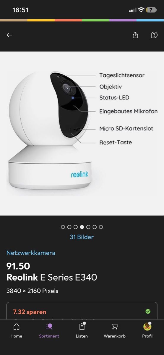 Reolink Alarmanlagen: Reolink E1 Kamera – Neu (gemäss Beschreibung) aus Laufen von BetterBee 1