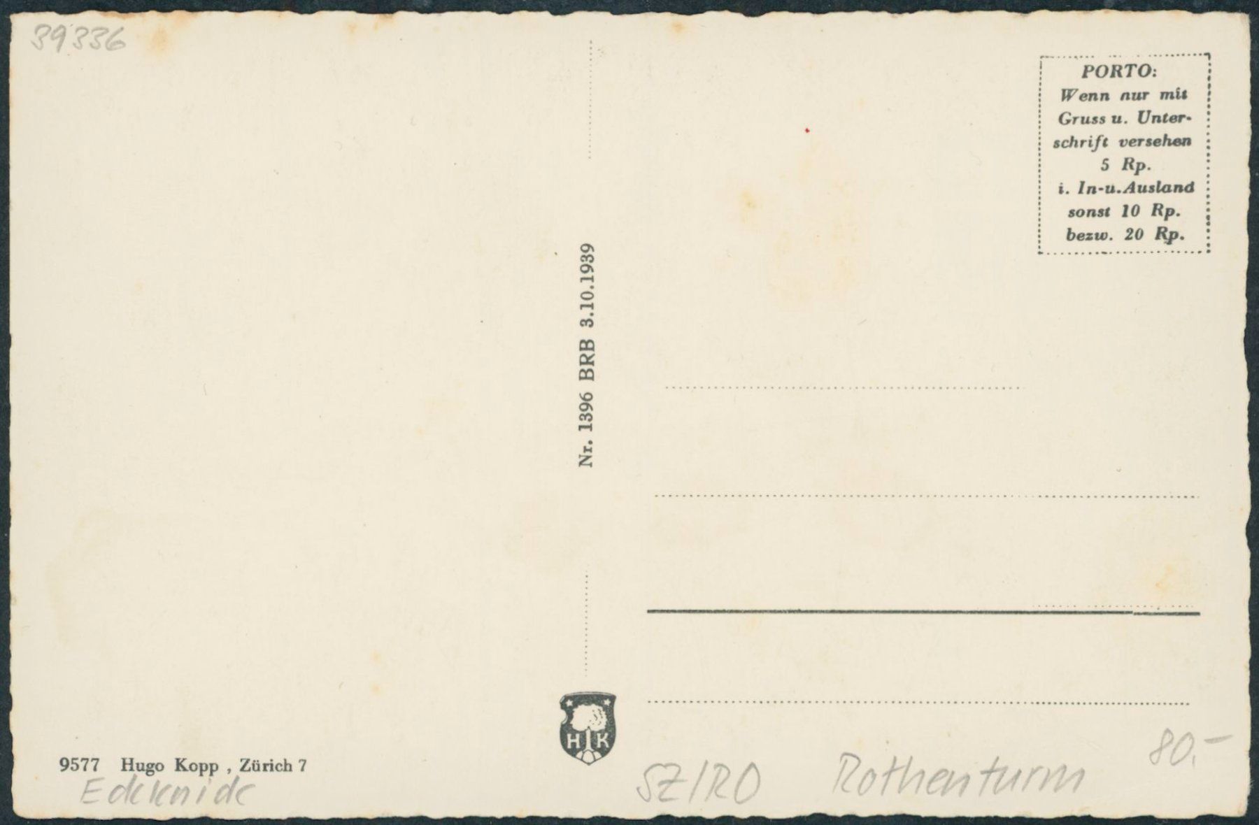 Cartoline postali: SZ Rothenthurm – Nuovo (secondo la descrizione) da Schindellegi venduto da masutka7 1