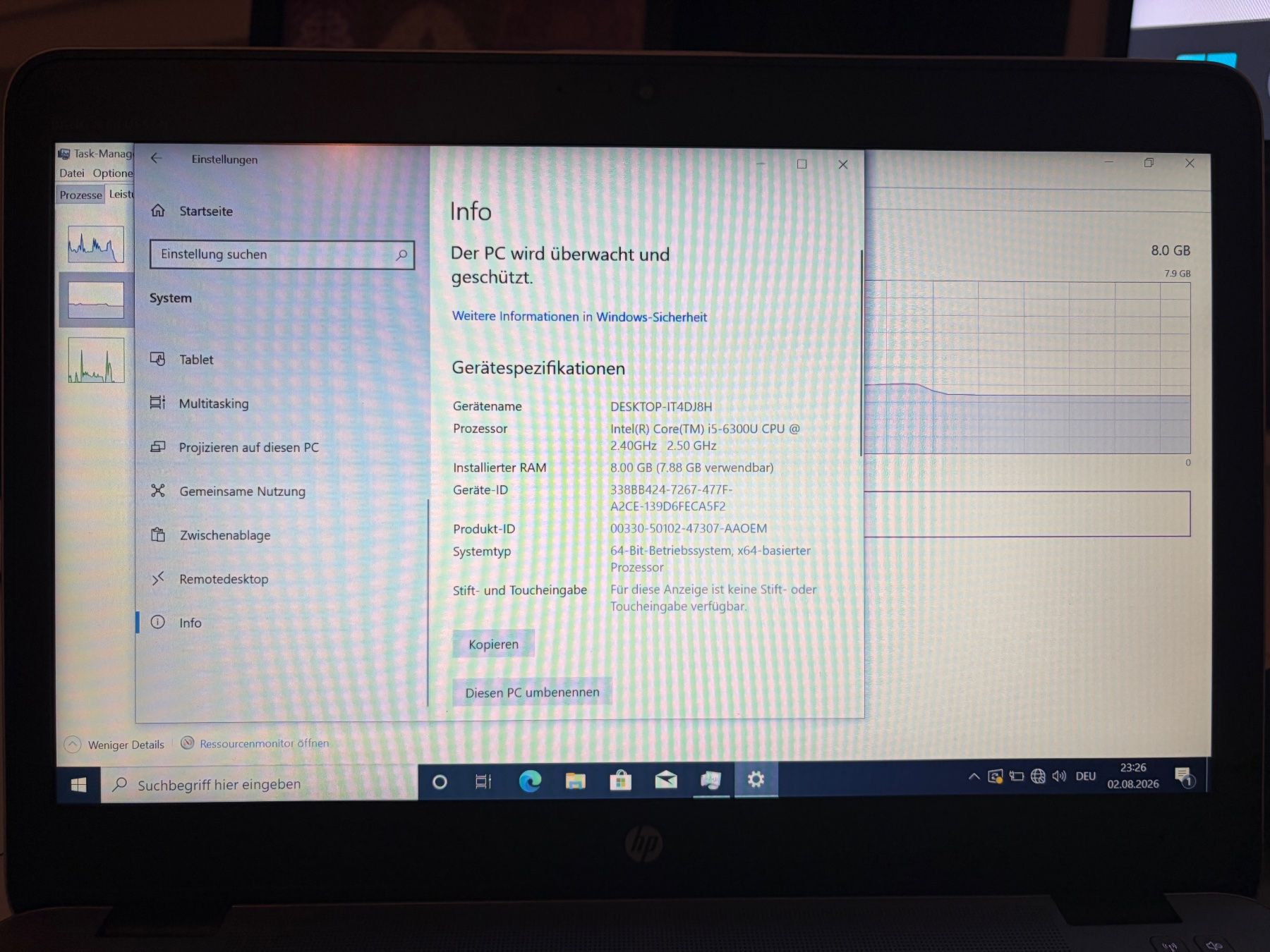 Hewlett Packard Portables: Hp Elitebook 840 G3 14" – D'occasion à Pratteln par Compsell 5