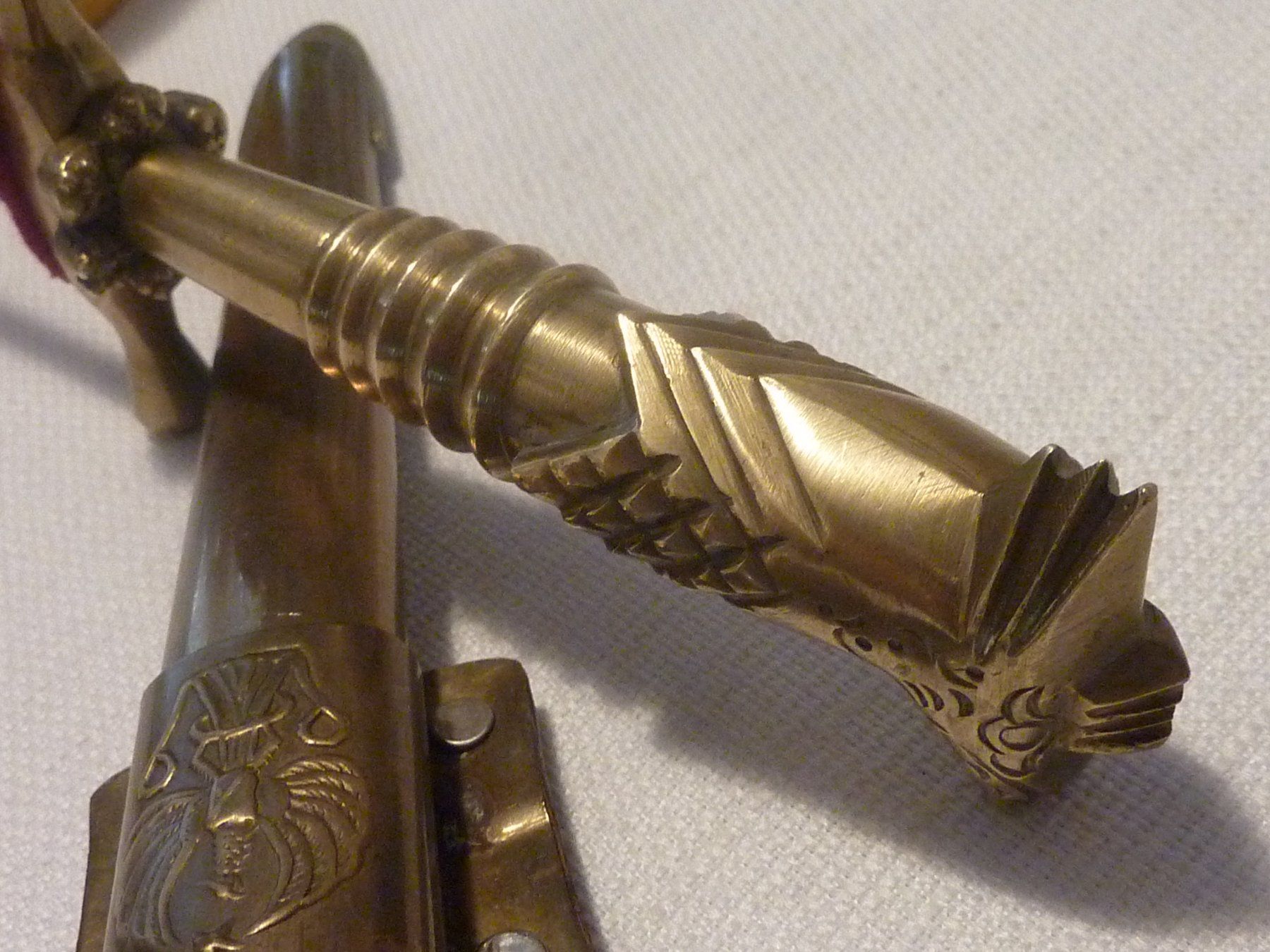 Zubehör: Antikes spez. Jagdmesser Freizeit Messer Dolch Sackmesser – Gebraucht aus Dietikon von damaszen 5