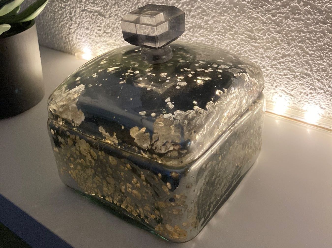Tutte le decorazioni: Glasdose silber 14x14x15 cm – Nuovo (secondo la descrizione) da Zuchwil venduto da Mauz2 1
