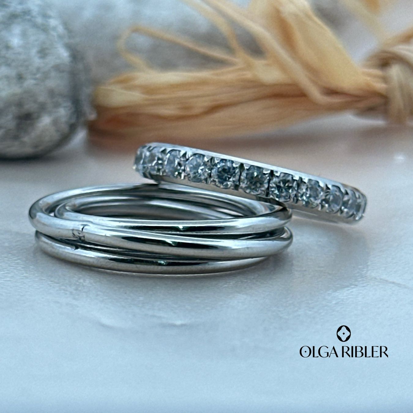 Olga Ribler Ringe: Edelstahl Ring Set Grösse 58 – Neu (gemäss Beschreibung) aus Luzern von byolgaribleroutlet 4