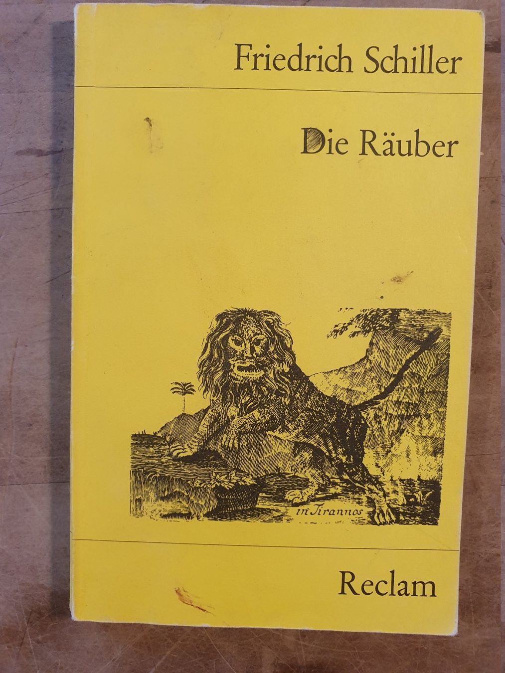 Libri: Die Räuber Friedrich Schiller Reclam – Usato da Zürich venduto da loosebone