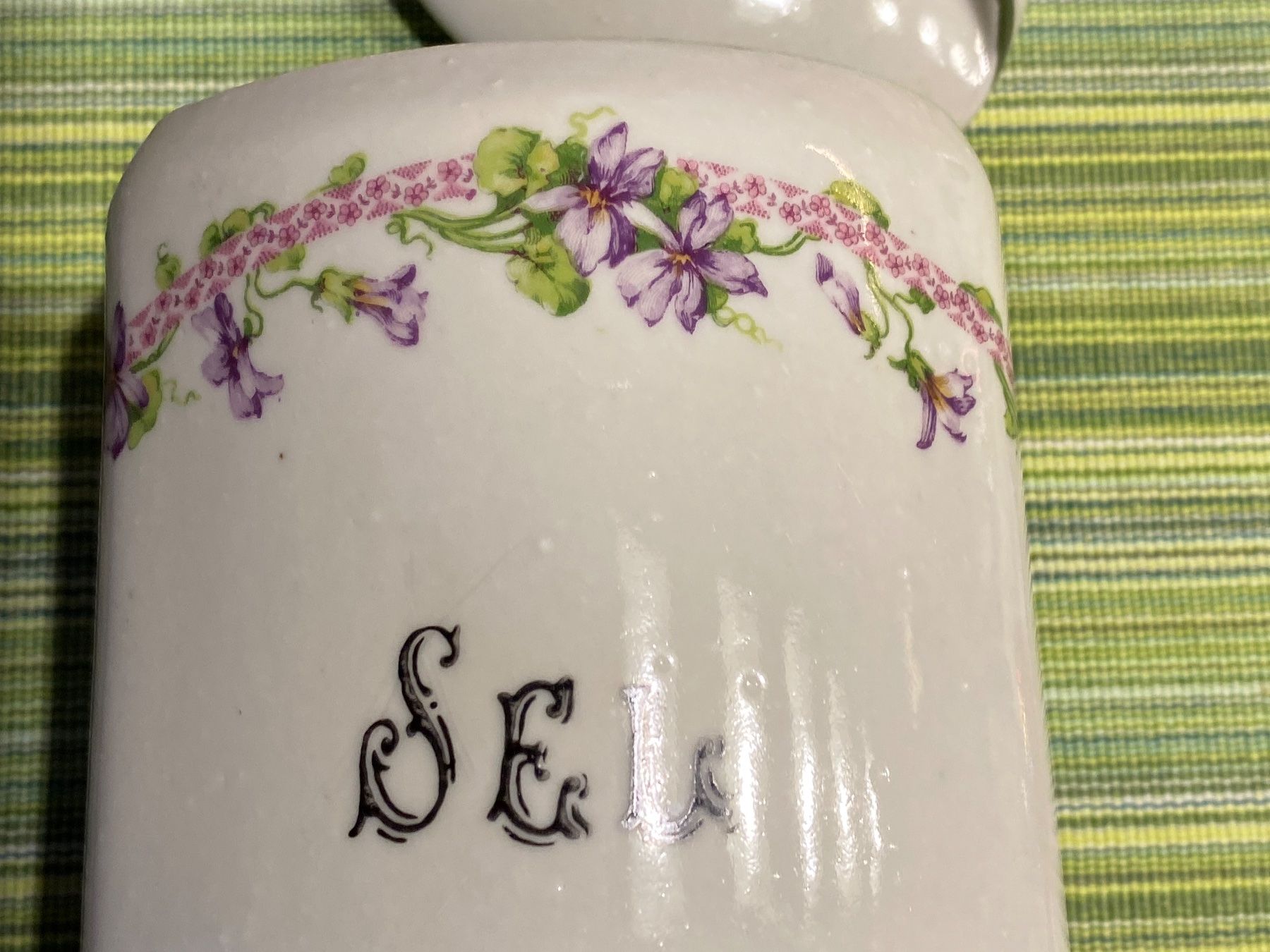 Zuckerdosen: Vorratsdose Antik Sel, vintage – Gebraucht aus Wittwil von Schnaeppli64 2