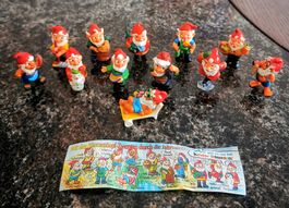 Jahreszeitenzwerge 1994 Figuren Kinder Überraschung Vintage