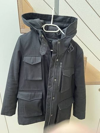 The Kooples Damen Parka mit Kapuze