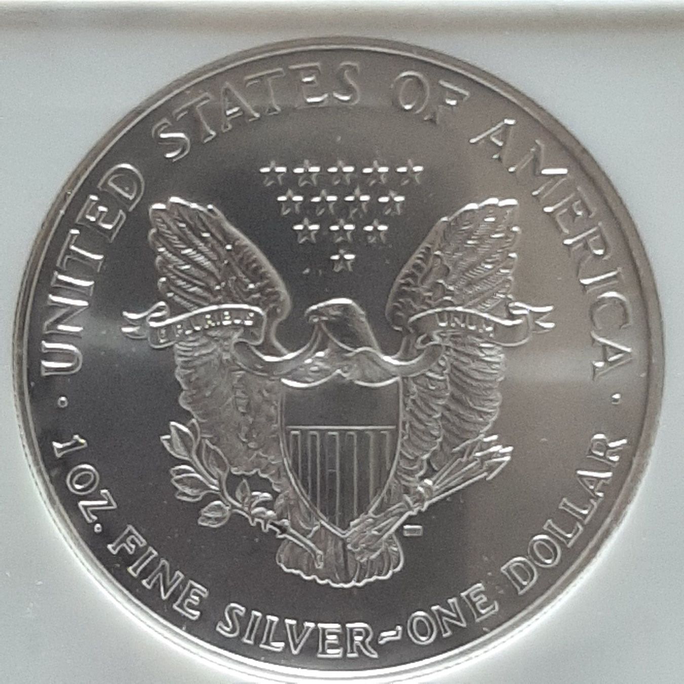 Tutti le monete: 1 oz Silver American Eagle 2001 NGC MS69 – Nuovo e nell'imballaggio originale da Carouge GE venduto da cecob0909 3