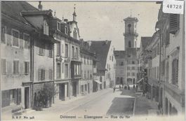 Delemont - Eisengasse - Rue du fer - animee