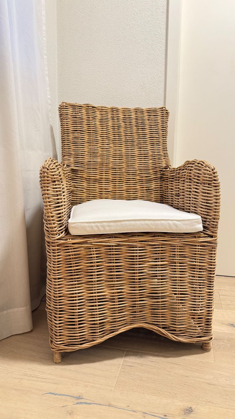 Poltrone: Schöner Rattansessel & Hocker – Nuovo (secondo la descrizione) da Allschwil venduto da mapetitemaison 3