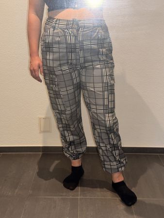 Cargohose kariert