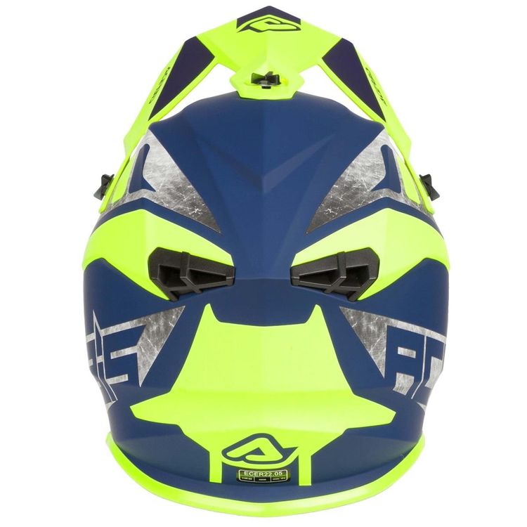 Acerbis Motocross / Bike Helm Linear Gelb/Blau Downhill Endo Kaufen