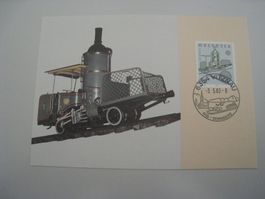 Zahnradbahn Vitznau -Rigi  3.5.83 top Stempelung