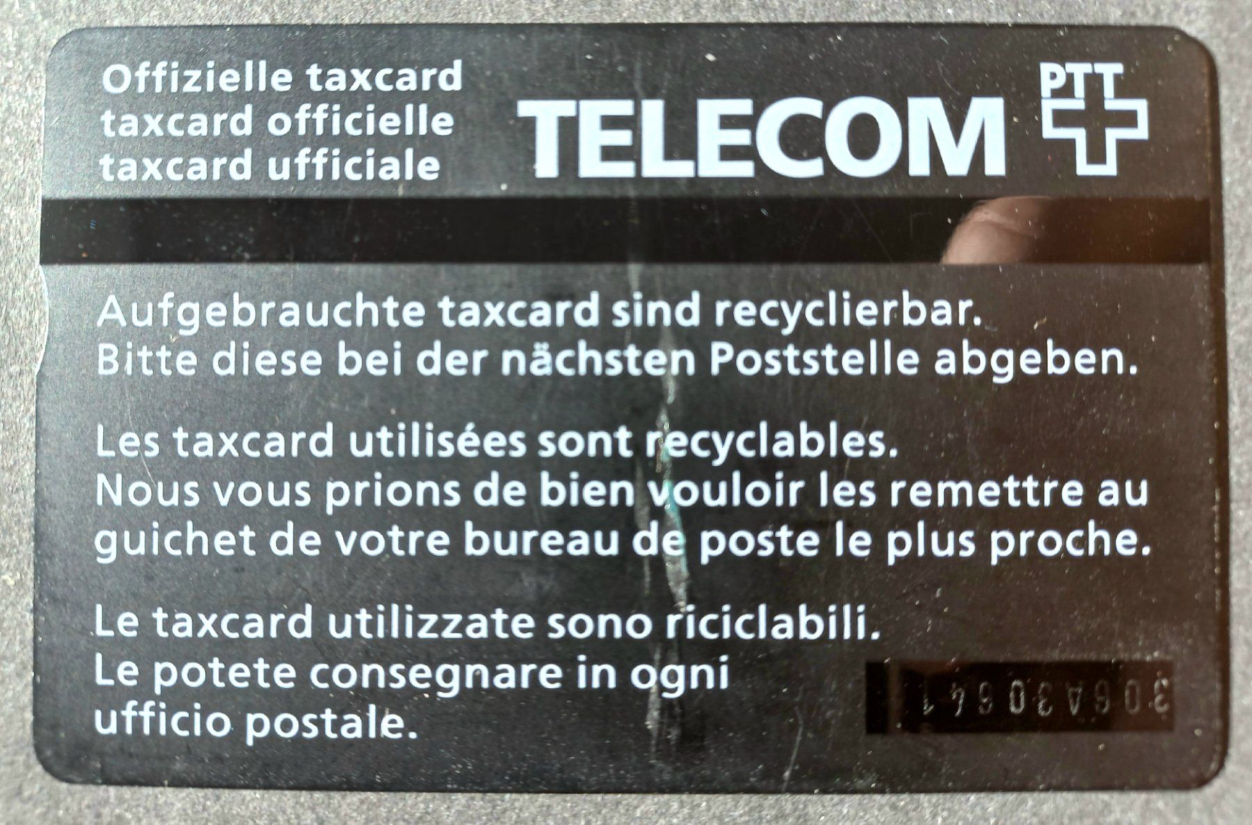 Swisscom Schede telefoniche: Taxcard - Schief... - CH – Usato da Niederuzwil venduto da lubimaja 1