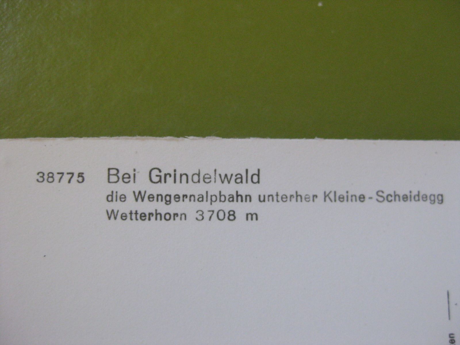 Cartoline postali: AK Bei Grindelwald mit Zug – Usato da Malters venduto da Marosko 2