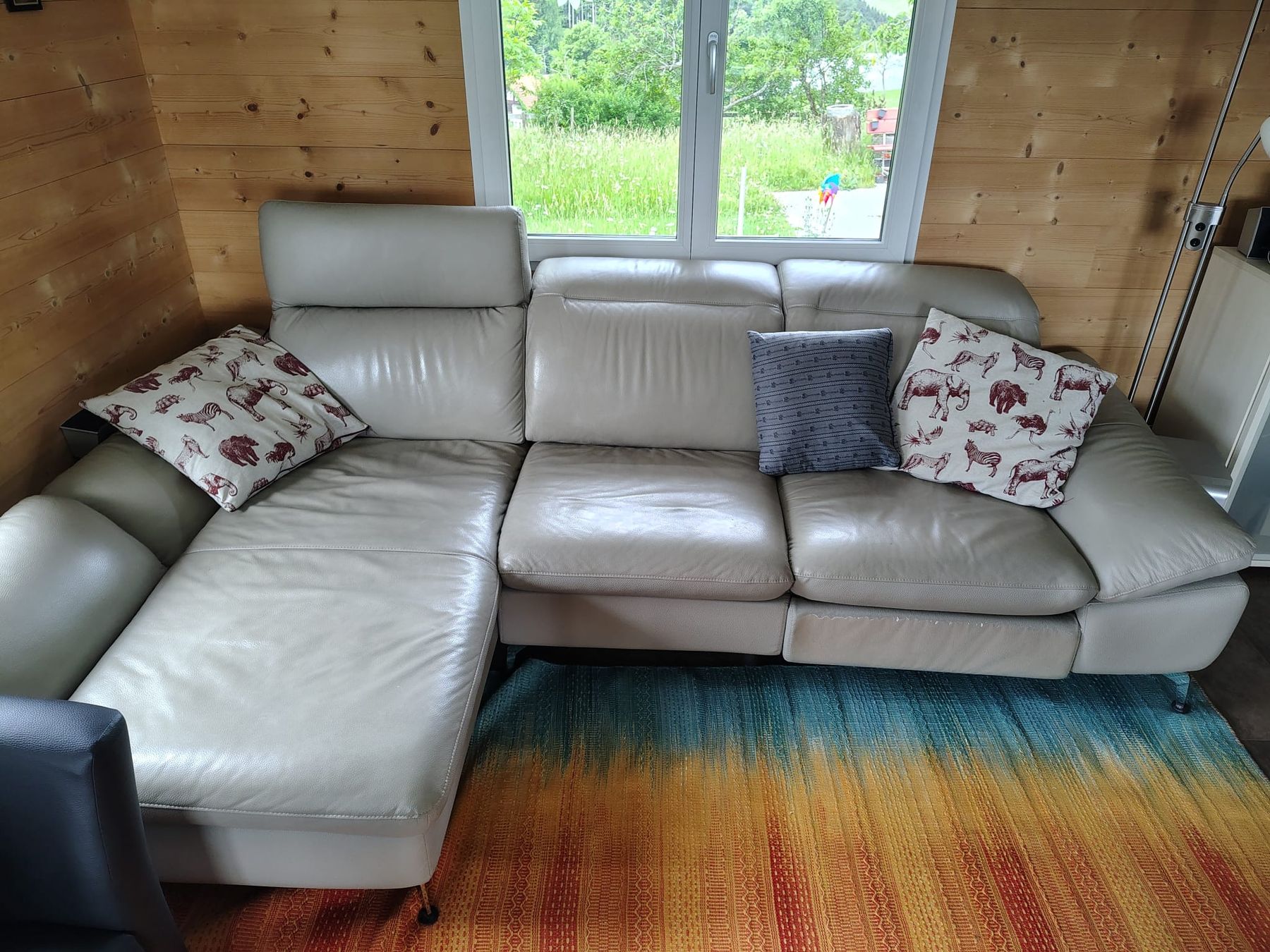 Divani: Elegantes Leder-Ecksofa – Usato da heiden venduto da Sawyer03 2