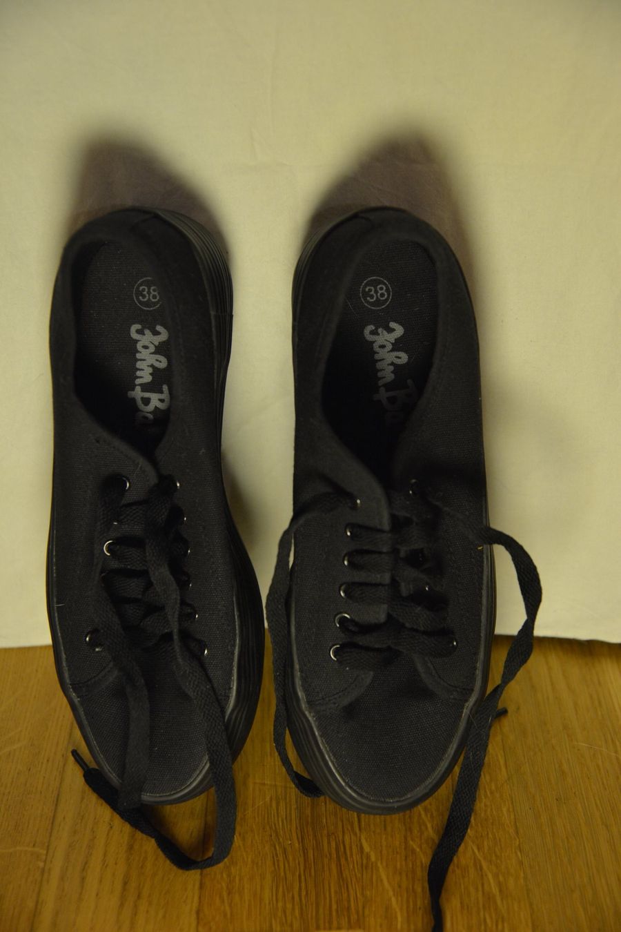Scarpe da uomo: Schwarze Sneaker Plateauschuhe  "John Baner" Gr.38 – Usato da Bern venduto da plant_nerd 7