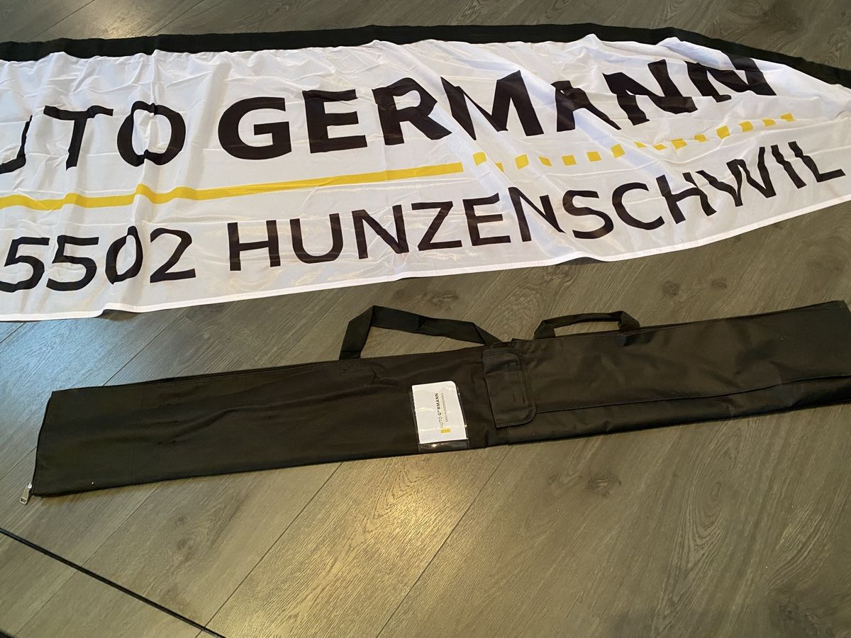 Bandiere: Neue Beachflag ca 3.20 hoch – Nuovo e nell'imballaggio originale da Hägglingen venduto da Karin0802 3
