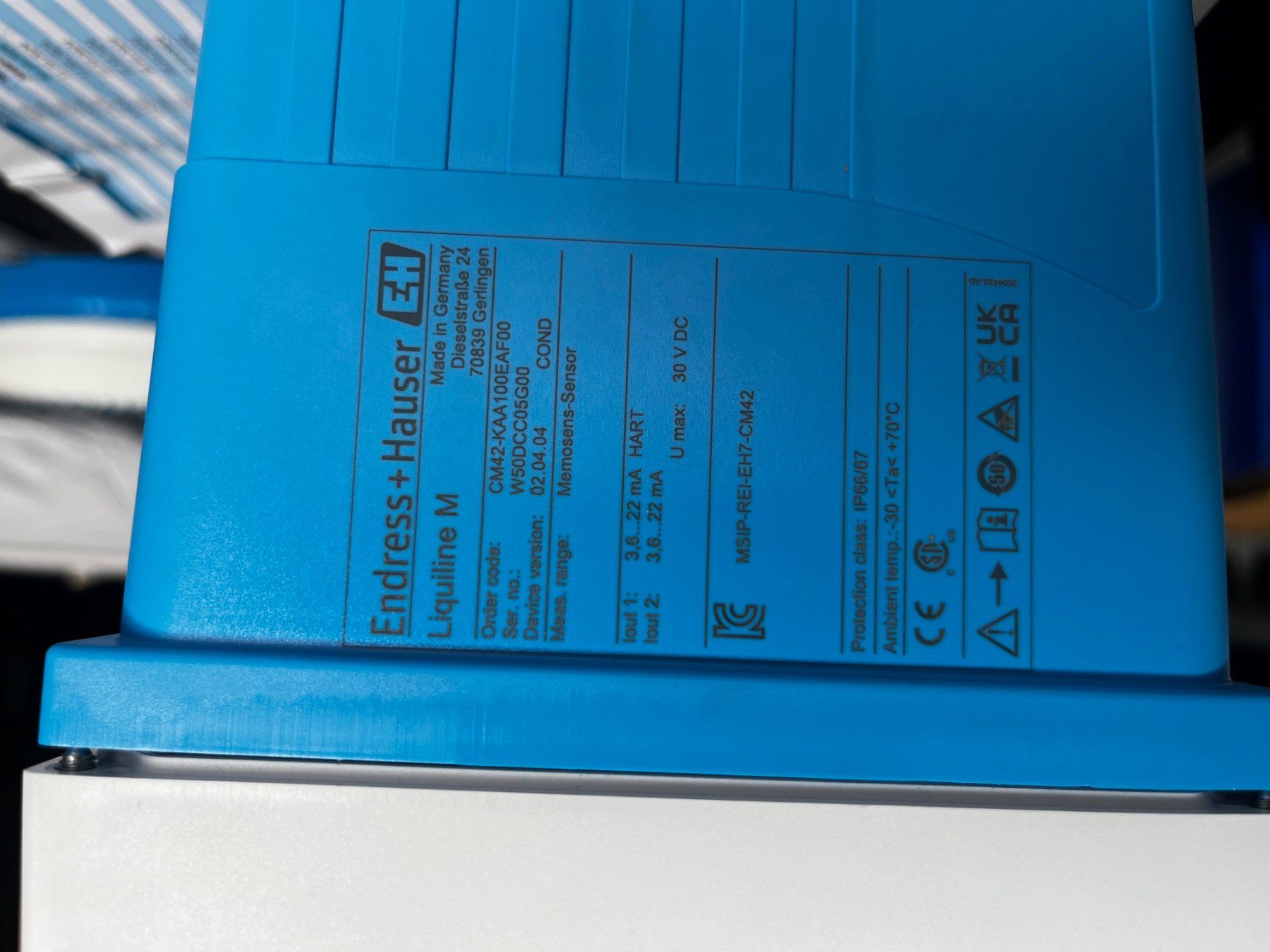 Endress+Hauser Misurare: Endress Hauser Liquiline M – Nuovo (secondo la descrizione) da Monthey venduto da Cedre01 2