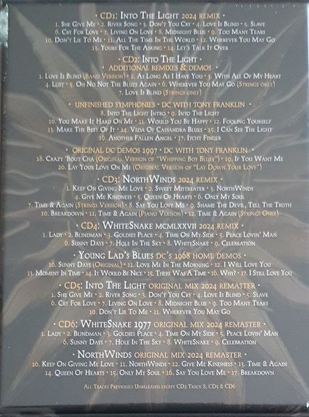 CD: WHITESNAKE Into The Light DELUXE 6CD BOXSET DAVID COVERDALE – Nuovo e nell'imballaggio originale da Basel venduto da forevermusic 2